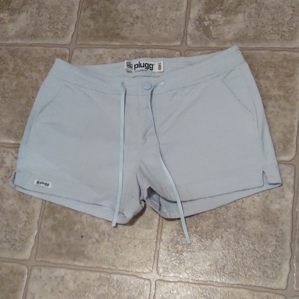 Plugg Women's Light Blue Shorts Size 9-A&E Size 8 New Condition Bundle